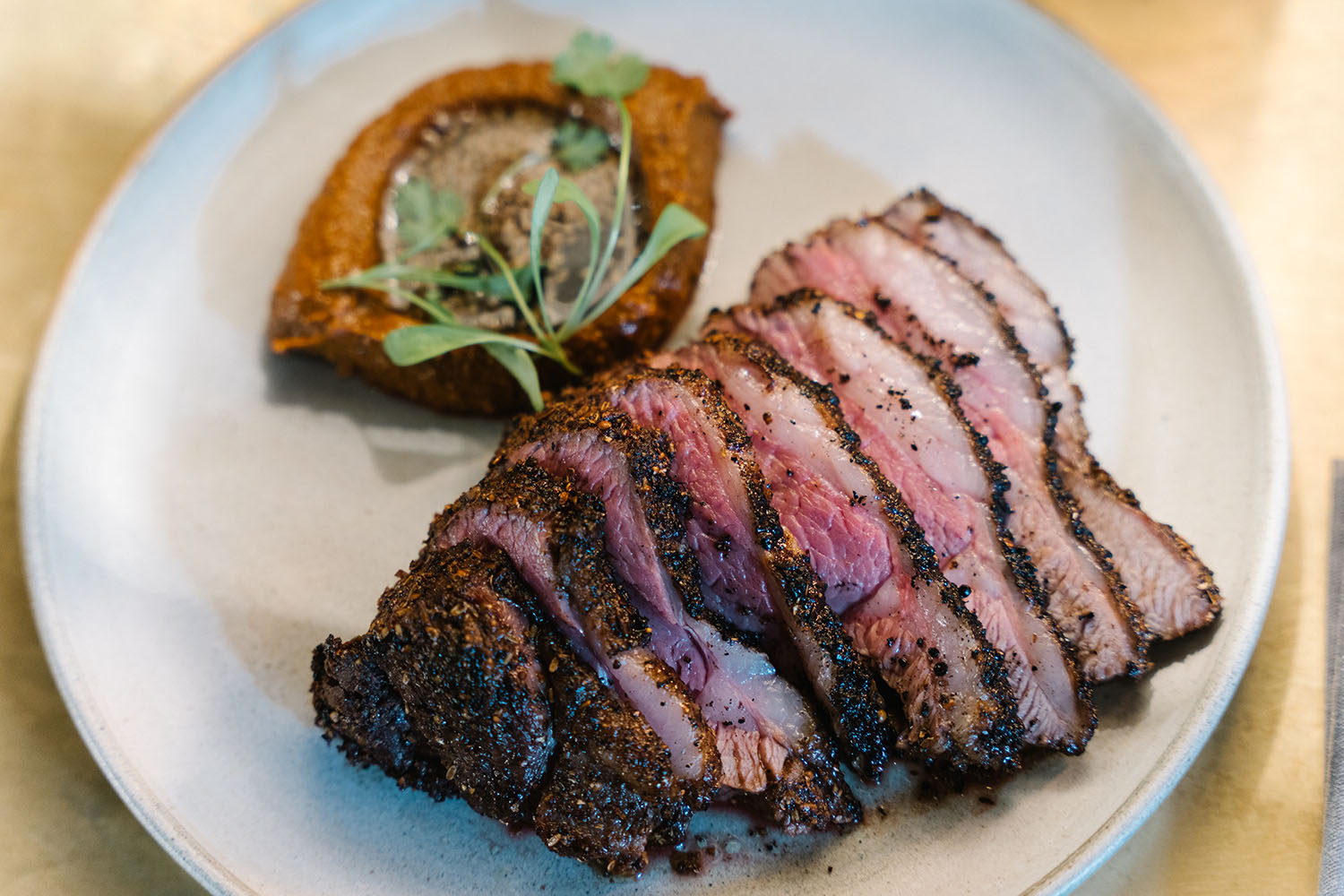 Australian Lamb Rump | Muhammara & sumac dressing